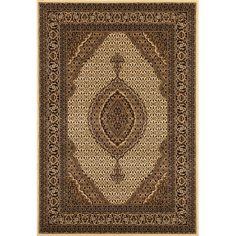 Tapis traditionnel crème Palfrey Collection, Rectangle 5 pi 2 po x 7 pi 5 po