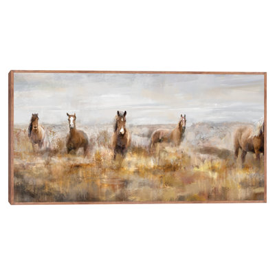 Morning Herd by Studio Arts Canvas Art Print