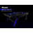 Atomic Game Tables 90" 4 -Player Air Hockey Table with Digital Scoreboard and Lights