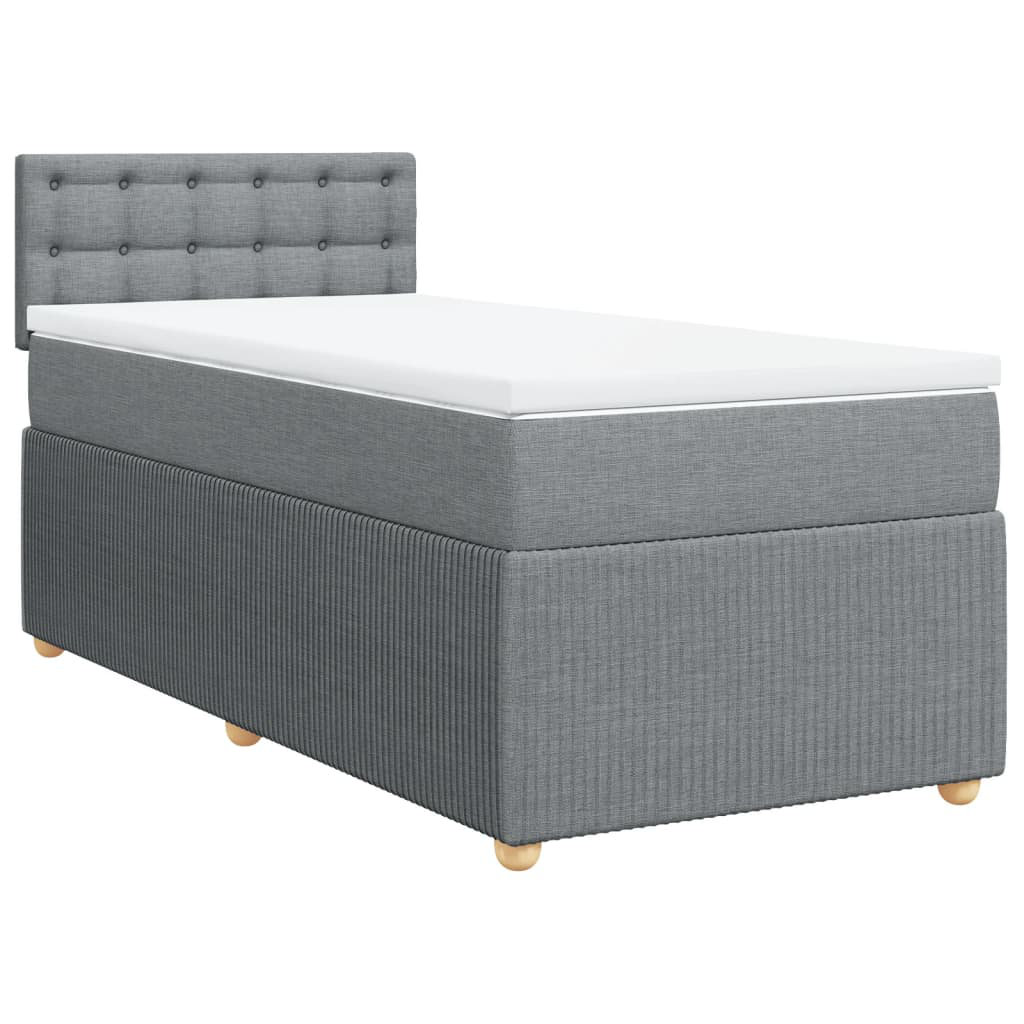 Boxspringbett Bozhil mit Topper