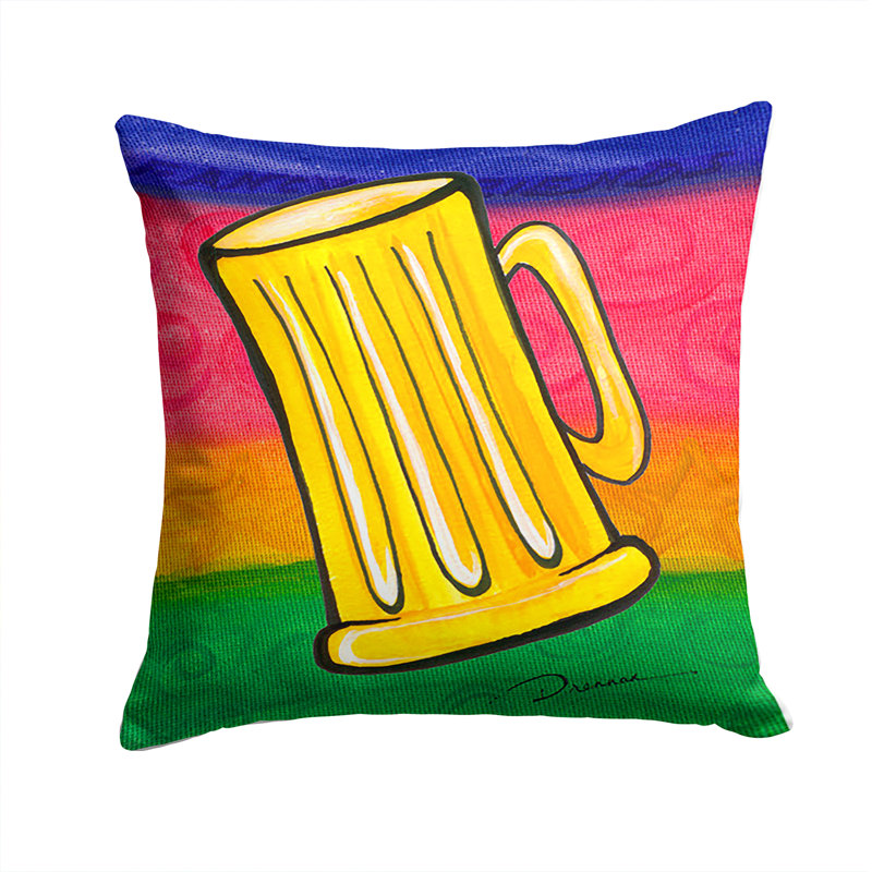 Coussin décoratif d’extérieur à bière d’intérieur