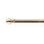 Metal Sliced Antique Brass Stainless Steel Adjustable 160cm to 300cm 2cm Single Curtain Pole-94846496-94846497