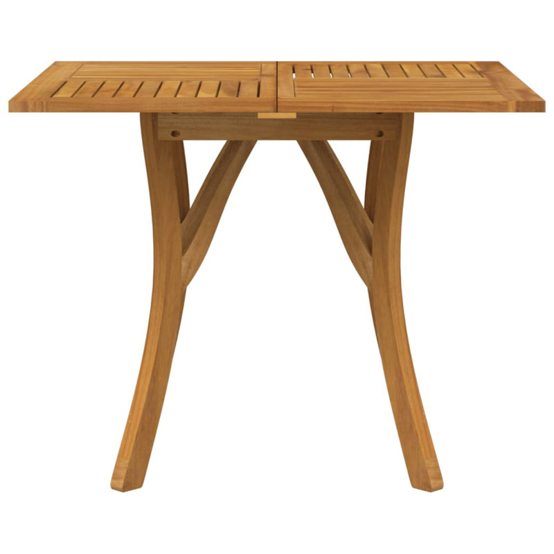 Corneille Square Acacia Folding Outdoor Dining Table , cm W cm D, 75cm H x 85cm L x 85cm D