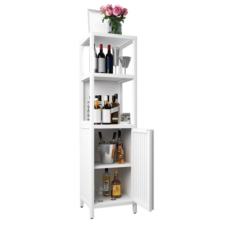 Armoire de rangement en bambou en lin, parfaite pour les petits espaces et une utilisation multifonctionnelle dans les salles de bain, les chambres et les salons.