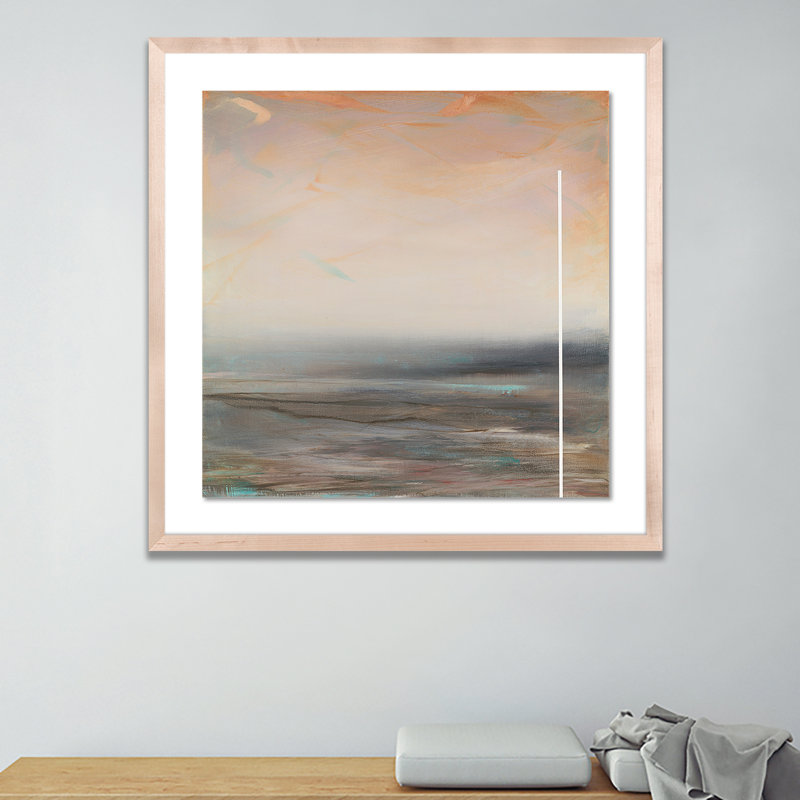 You Speak of Love Framed Print, 24" H x 24" W x 1.5" D, Natural