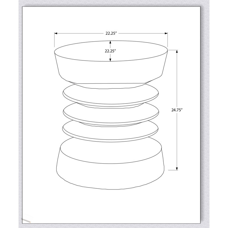 Modern Round Accent Table With Coil Design, Weather-Resistant, Versatile For Indoor And Outdoor Use, Compact And Stylish