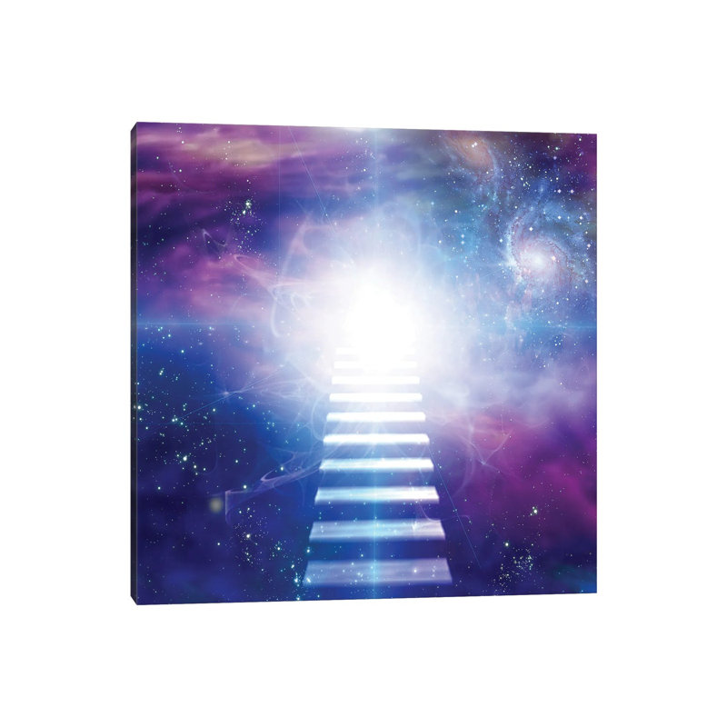 Steps Up Into Cosmos by Bruce Rolff - Wrapped Canvas Print, 30.48 cm H x 30.48 cm W