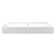 Nantucket Sinks Newport 36'' White Fireclay Rectangular Wall Mount Bathroom Sink with Overflow