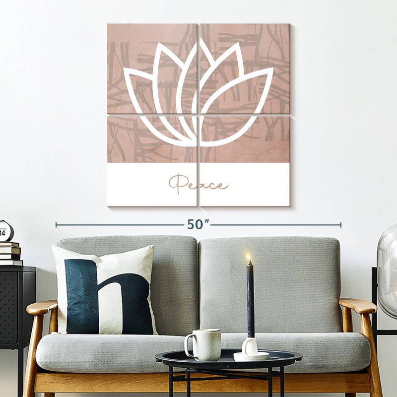 Lotus Tergel Peace, H 32 po x l 32 po
