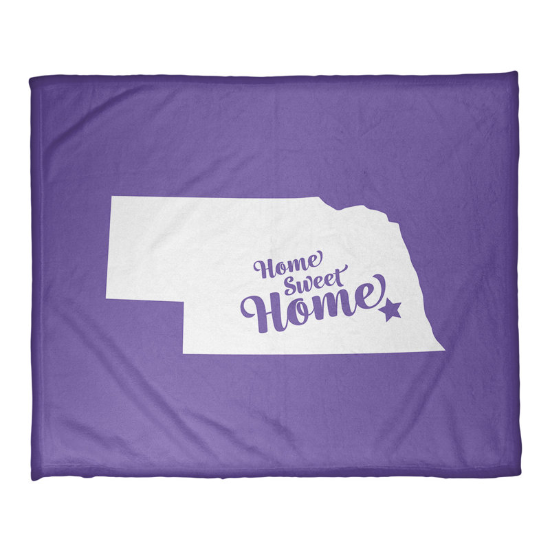 Jeté en polaires pour lincoln home, l 52,5 po x L 62,5 po, Mauve