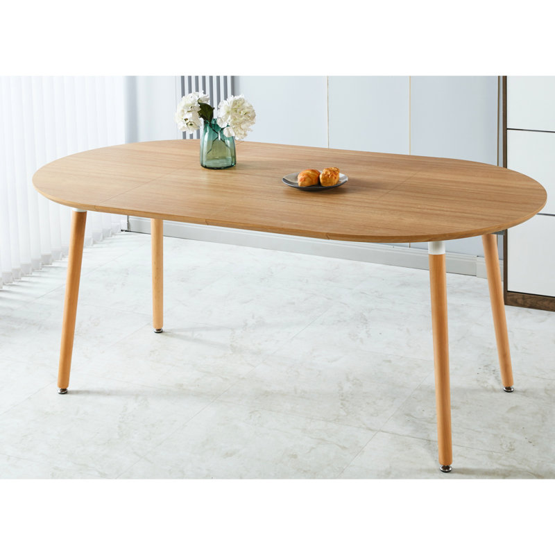 Extensible Table With Top And Metal Legs For Dining Room, Office, Coffee, 100/140/180X100x75cm, Clear Design, Matte White Dining, Sophisticated