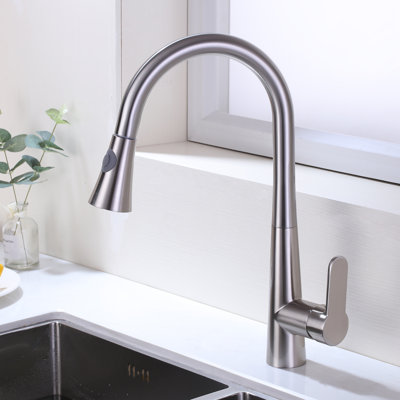 DSH HOMES Pull Down Kitchen Faucet