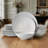  Leaf Texture 18 Piece Stoneware Dinnerware Set, Service For 6