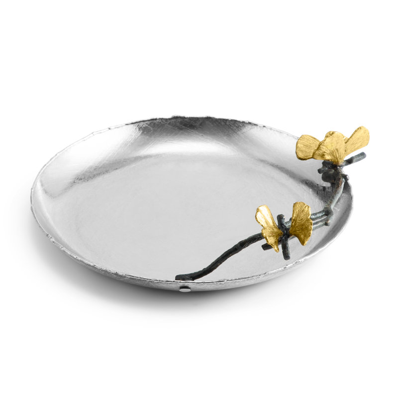 Butterfly Ginkgo Round Platter