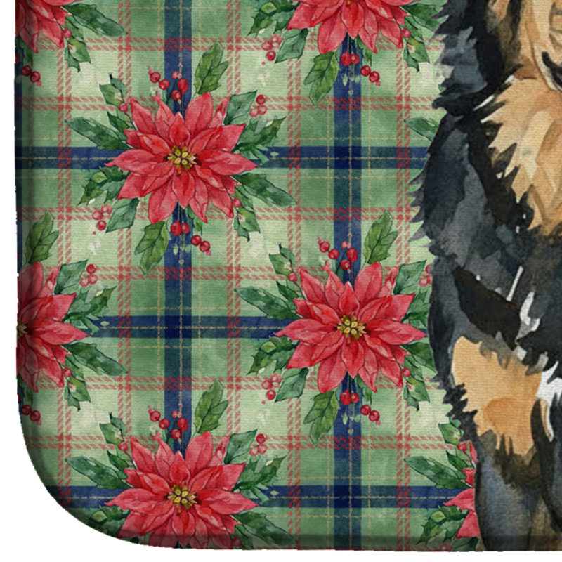 Tapis de séchage noir et brun clair