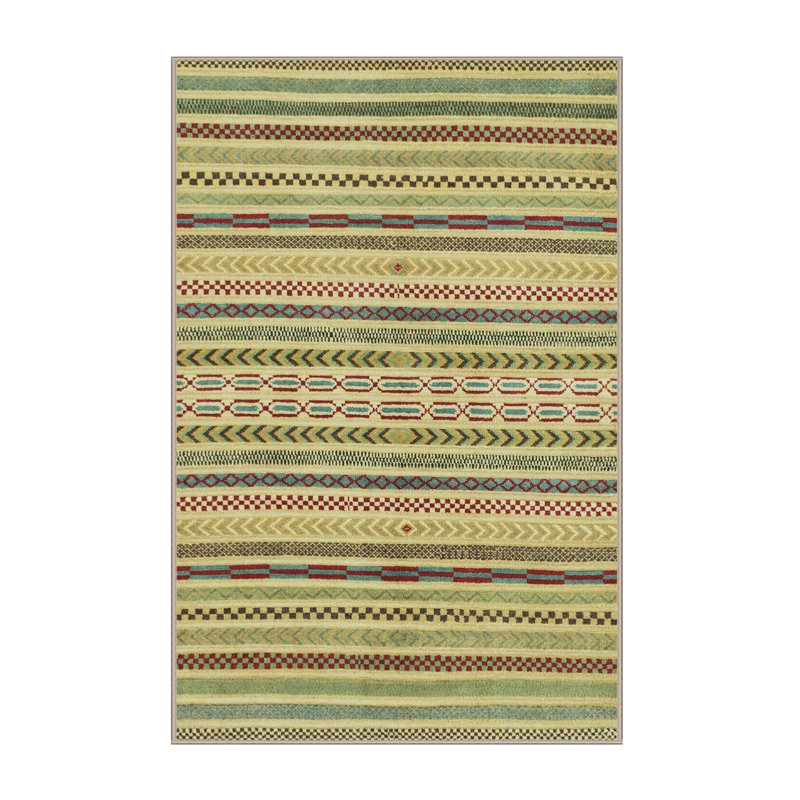 Abstract Indoor Rug, Rectangle 7' x 9'