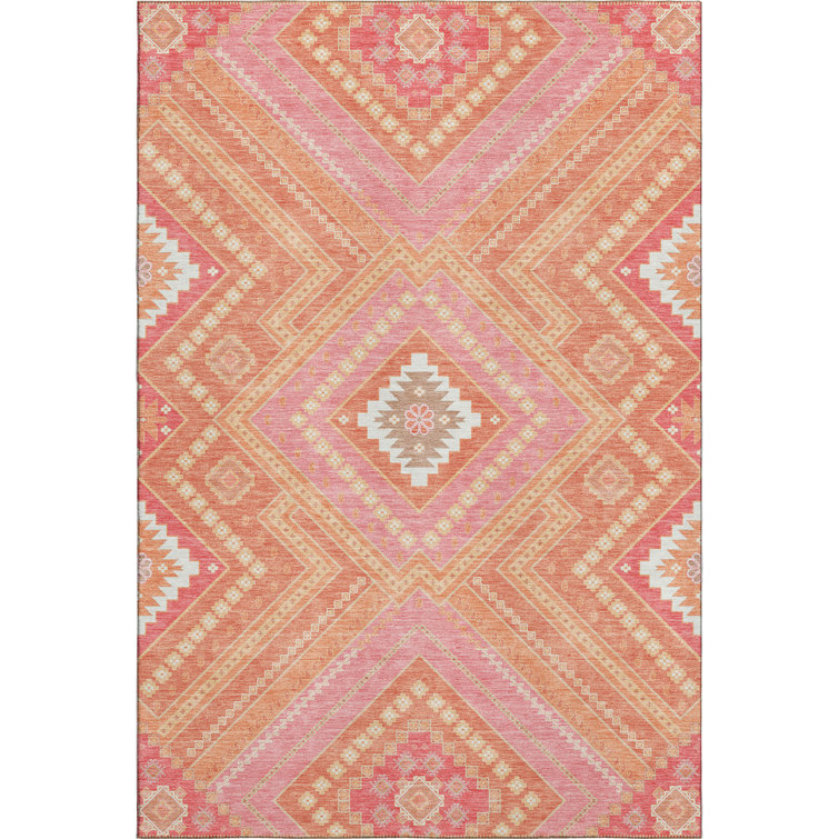 Premium Machine Washable Guada AMF1010 Tribal Rug