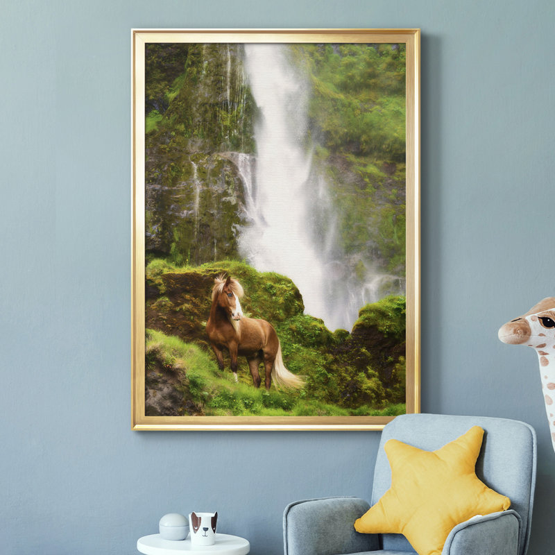«View At Rest VI», reproduction sur toile encadrée, Or, H 30,5 po x l 22,5 po x P 1 po