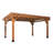 Ensemble de pergola d'extérieur en bois de cèdre 16 pi x 12 pi avec toit en treillis et PowerPort Backyard Discovery Beaumont