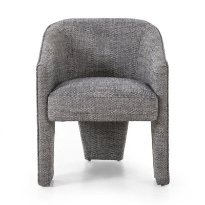 Tillison Genuine Leather Dining Armchair