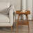 Atreu Square Wood End Table with Storage-1975213823