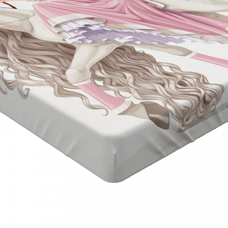 Feminine Microfiber Fitted Sheet, Full Fitted Sheet
