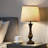 Black Metal Table Lamp Set with 3-Way Touch control and USB A&C