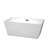 Sara 59'' x 32'' Soaking Acrylic Bathtub-50480637