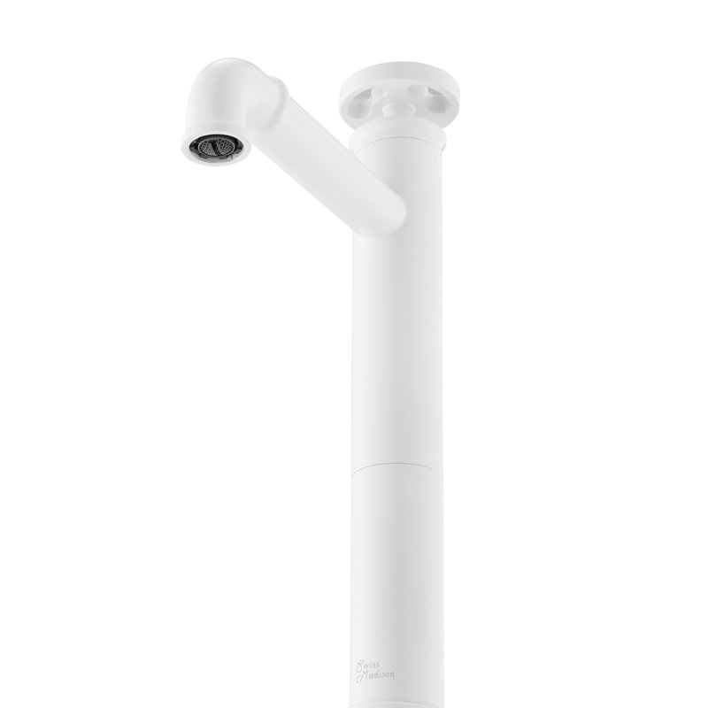 Robinet de salle de bain Avallon, Blanc mat