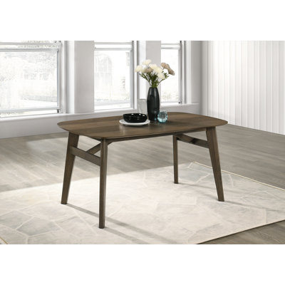 Cordray Ash Rectangular Dining Table with Wood Base