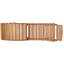 Chaise longue pliable en bois de couleur brune avec patio résistant aux intempéries pour se prélasser à l'extérieur
