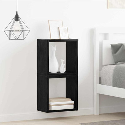Wall Shelves 2 Pcs 26 X 15 X 26 Cm Engineered Wood