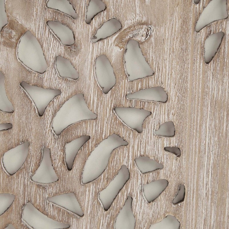Décoration murale arbre découpé au laser, Naturel