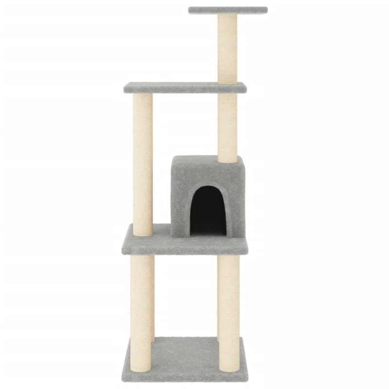 Fortuna 106cm H Cat Tree, Light Grey
