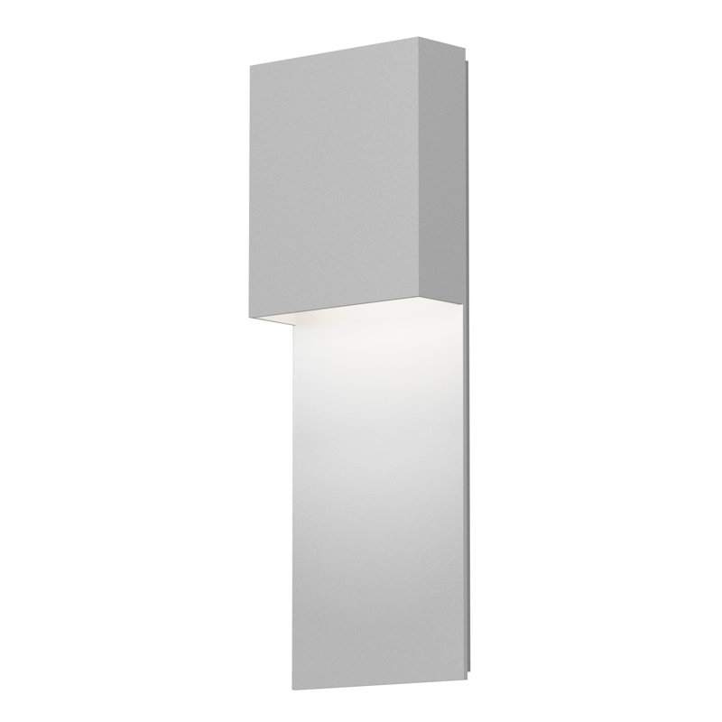 Inside-Out LED Wall Light, Textured White