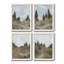 Ensemble de 4 reproductions d'art sur toile West-1203555932-1203555925