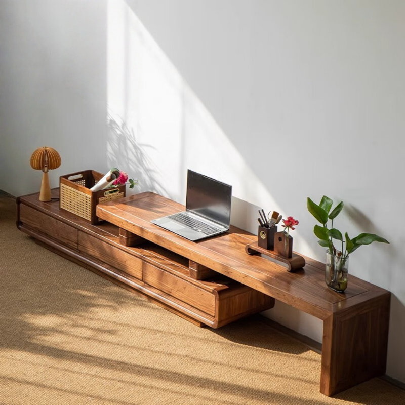 Creative Solid Wood TV Stand