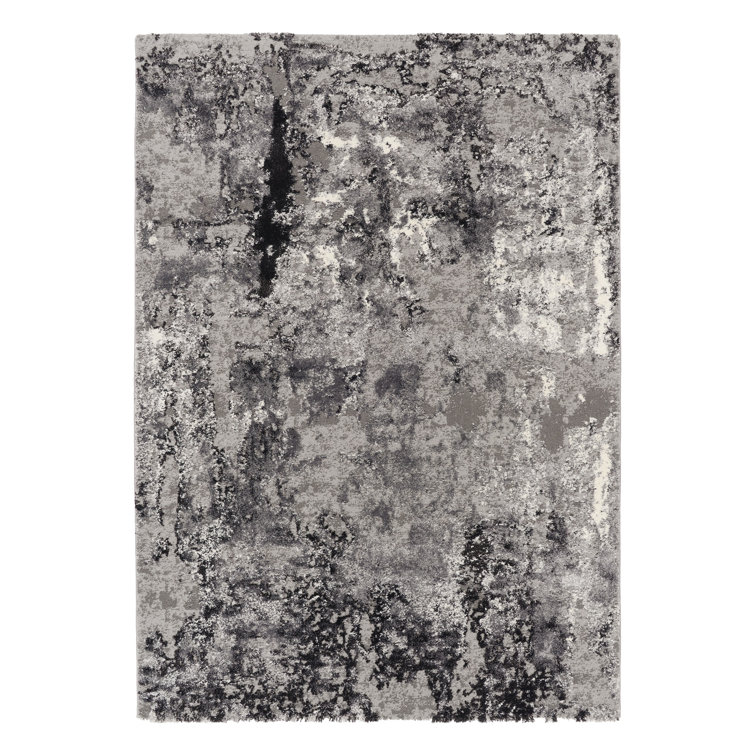 Shaggy Carpet Dewees in Grey/Black