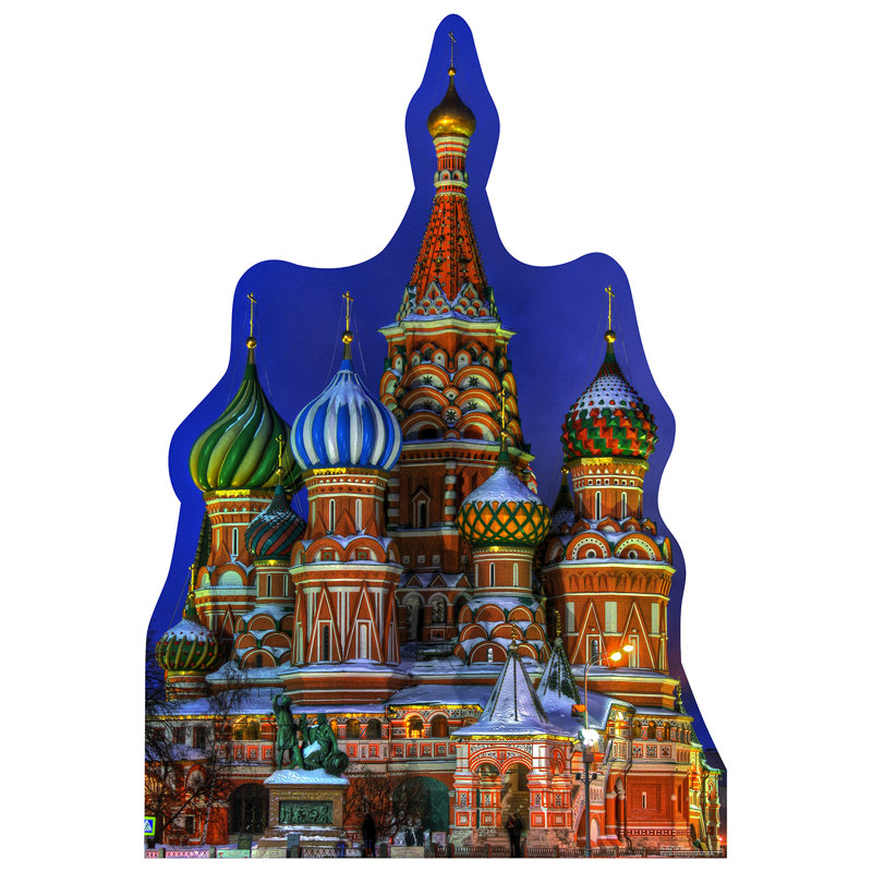 71'' Buildings & Architecture Cardboard Standup