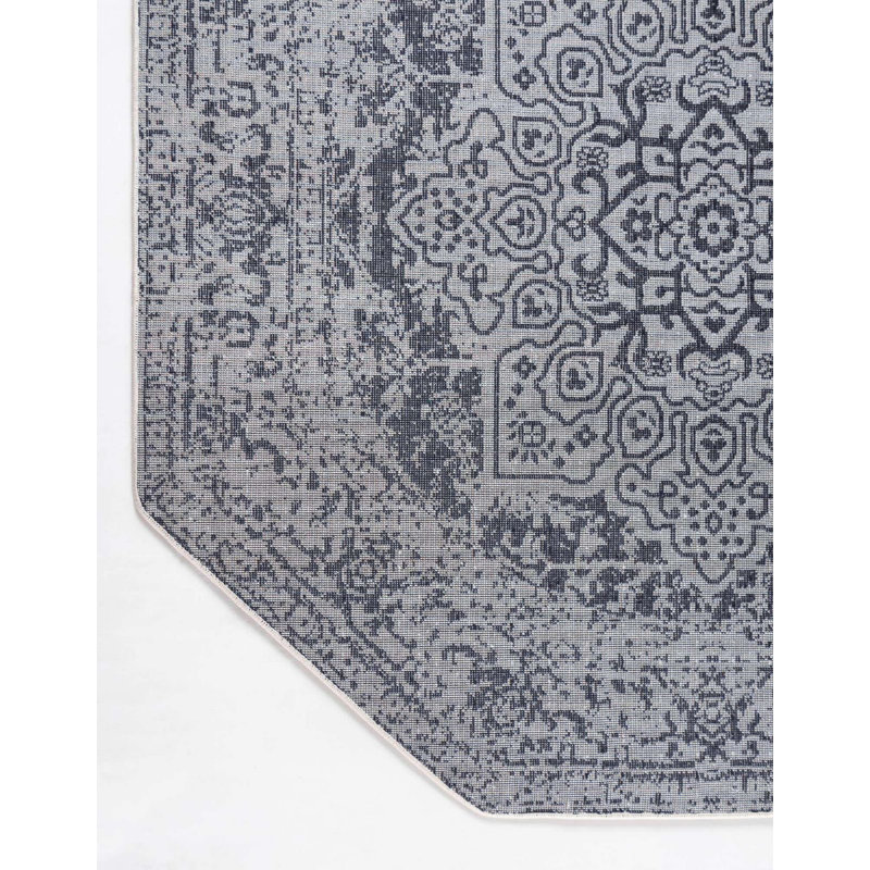 Endesha Oriental Indoor Rug, Octagon 5'