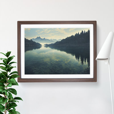 Mountain Lake Reflection Vol.1 - Framed Print
