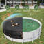 Housse ronde pour piscine hors-terre (couverture seulement)