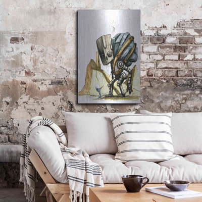 Ink Bot 2.0' by Craig Snodgrass, Metal Wall Art