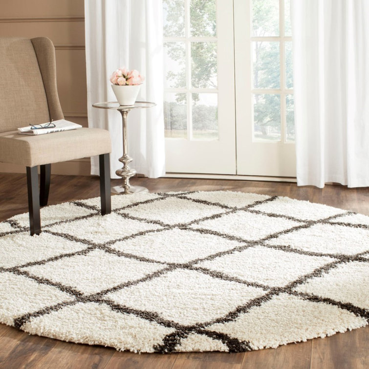 Bertle Shag Performance Geometric Rug