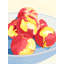 Peaches In Bowl Print by Evan Sklar-65851502-132435376