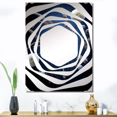 Shamauri - Miroir mural décoratif à fleurs MIR131682