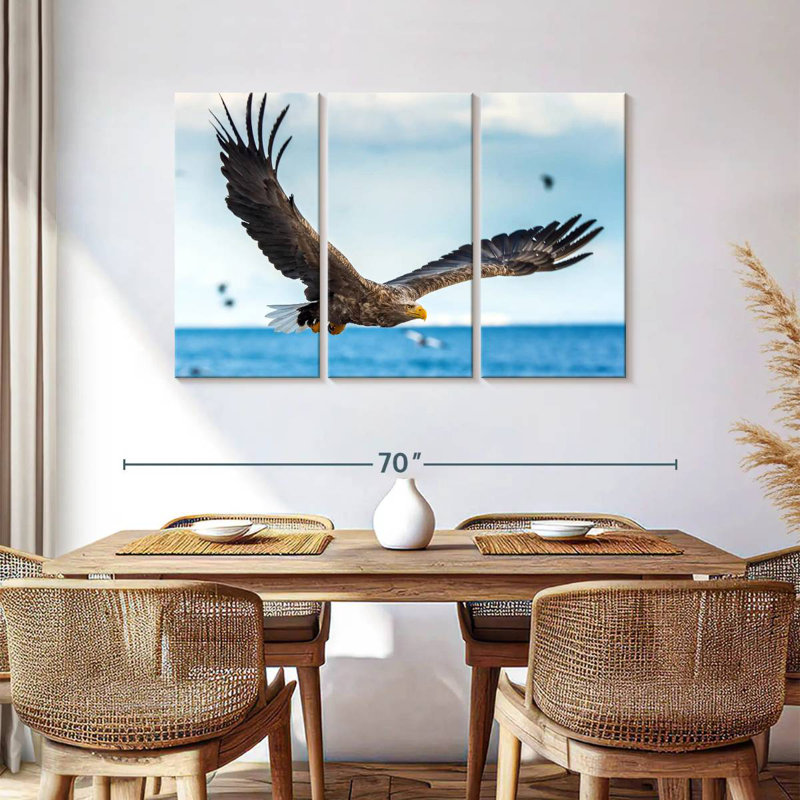 Brampt Eagle In Flight, 36" H x 57" W