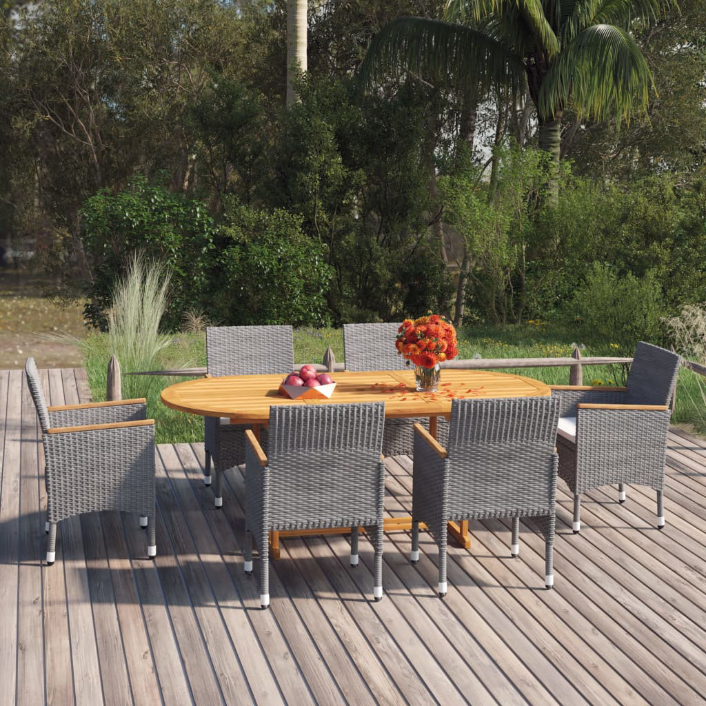 6-Sitzer Lounge-Set Stonyford aus Polyrattan