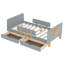 Lit plateforme avec tiroirs de rangement, structure de lit en bois massif avec garde-corps-1730041900-1730041902
