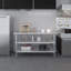 Table de travail commerciale en acier inoxydable avec 2 tablettes, l 30 po x P 60 po-60901503